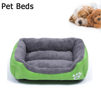 

Pet Dog Bed Warming Dog House Soft Material Nest Dog Baskets Fall and Winter Warm Kennel For Dogs Cats Puppy Plus Size 4 Colors