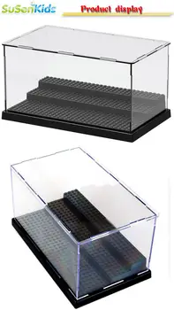 

SuSenGo Building Block Display For Star Super Heroes War Acrylic Box Showcase Ladder Cabinets Toys
