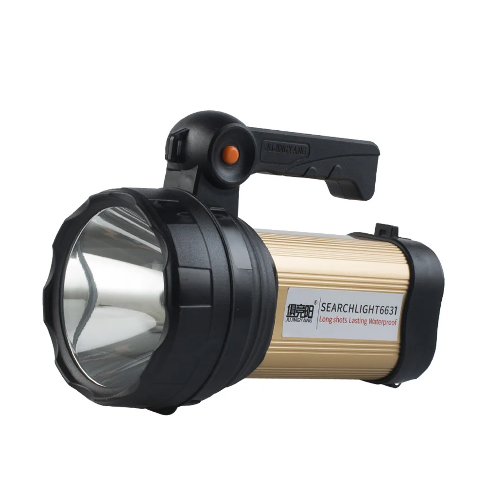 

LED searchlight with tail panel lamp rechargeable portable light with USB socket high power 30W flashlight