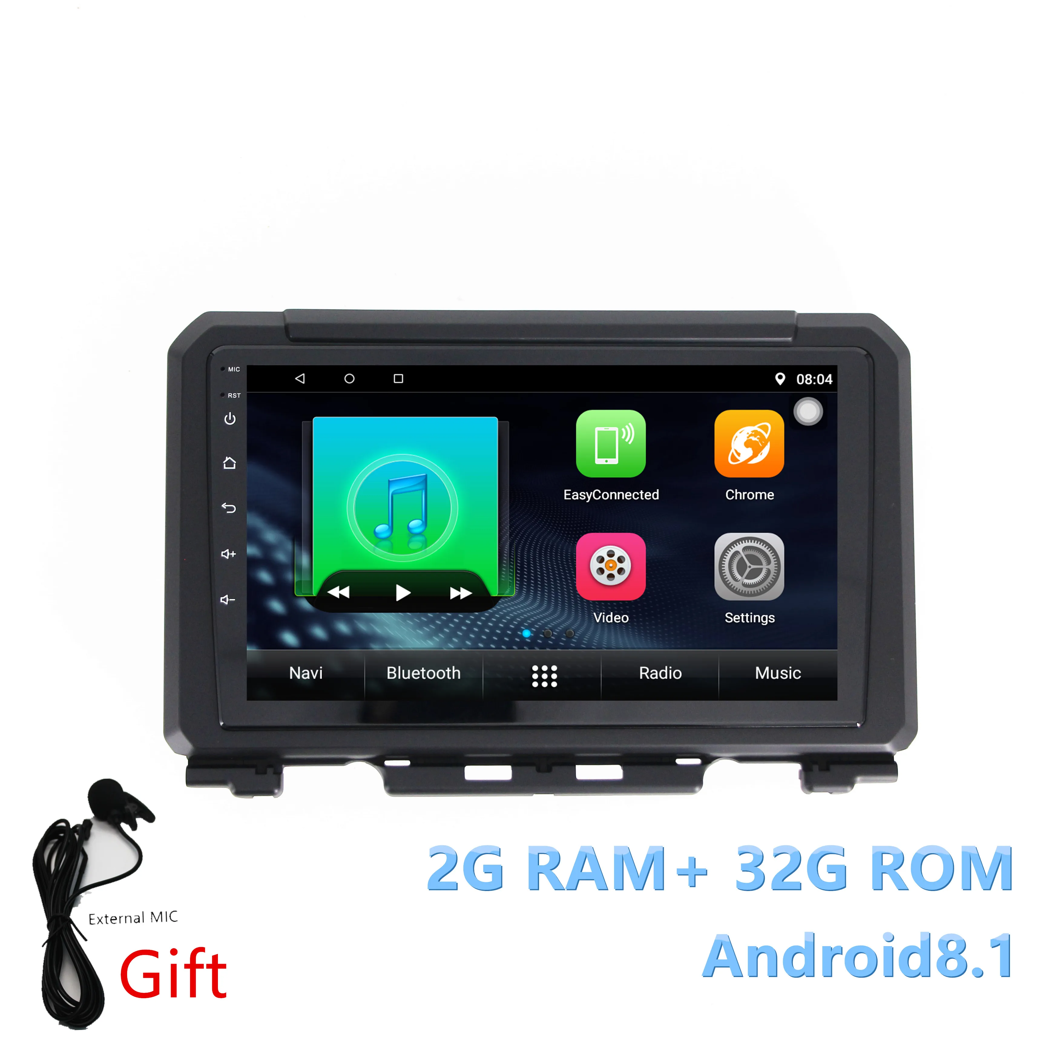 

2din Car Android8.1 Radio For Suzuki jimny 2019 gps navigation Multimedia Player with BT RDS stereo RAM2G+ROM32G WIFI Mirrorlink