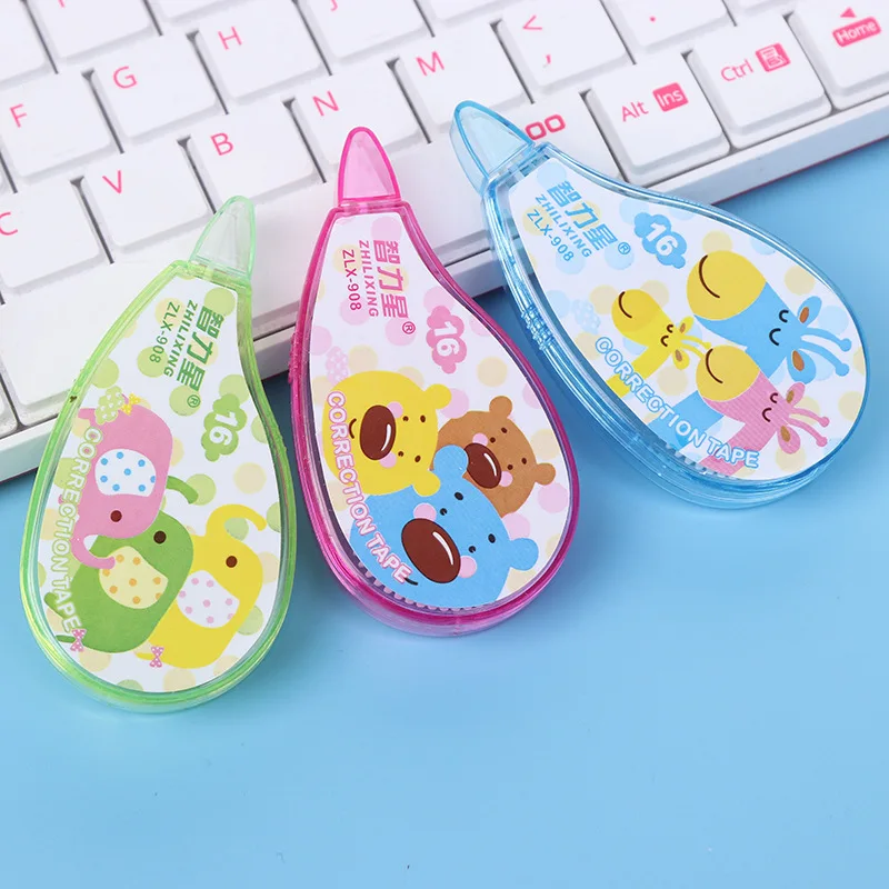 

Correction Tape Kawaii Cute Cartoon Proofreader School Checker Corrector for Girls Boys Washi Masking Tape Stationery Supplies
