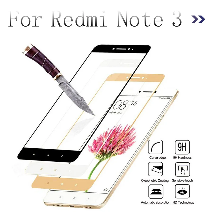 

Tempered Glass For Xiaomi Redmi Note 3 Screen Protector 9H 3D Glass Film For Xiaomi Redmi Note 3 Protective Films Guard Case