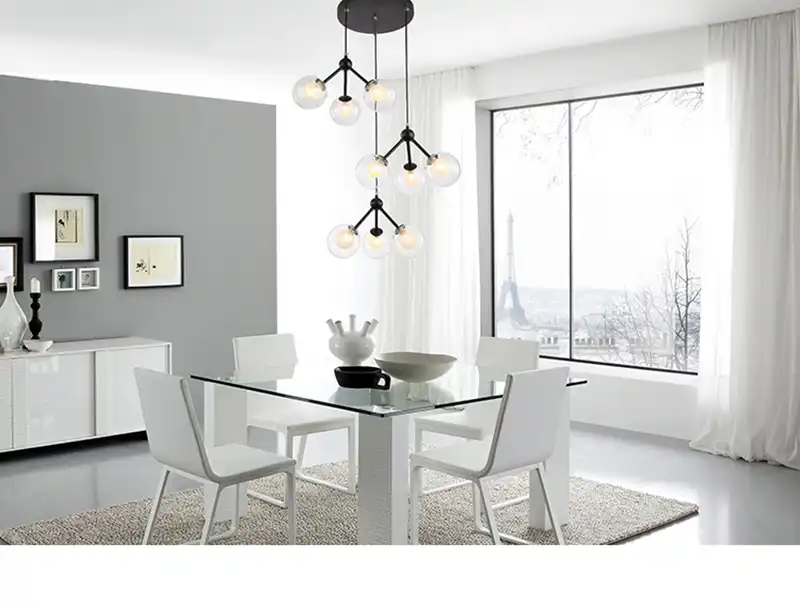 Moderne Led Salon Lampes Enfants De Chambre Ceilling Eclairage Nordique Nouveaute Luminaires Loft Appareils Verre Plafonniers Pendant Lights Aliexpress