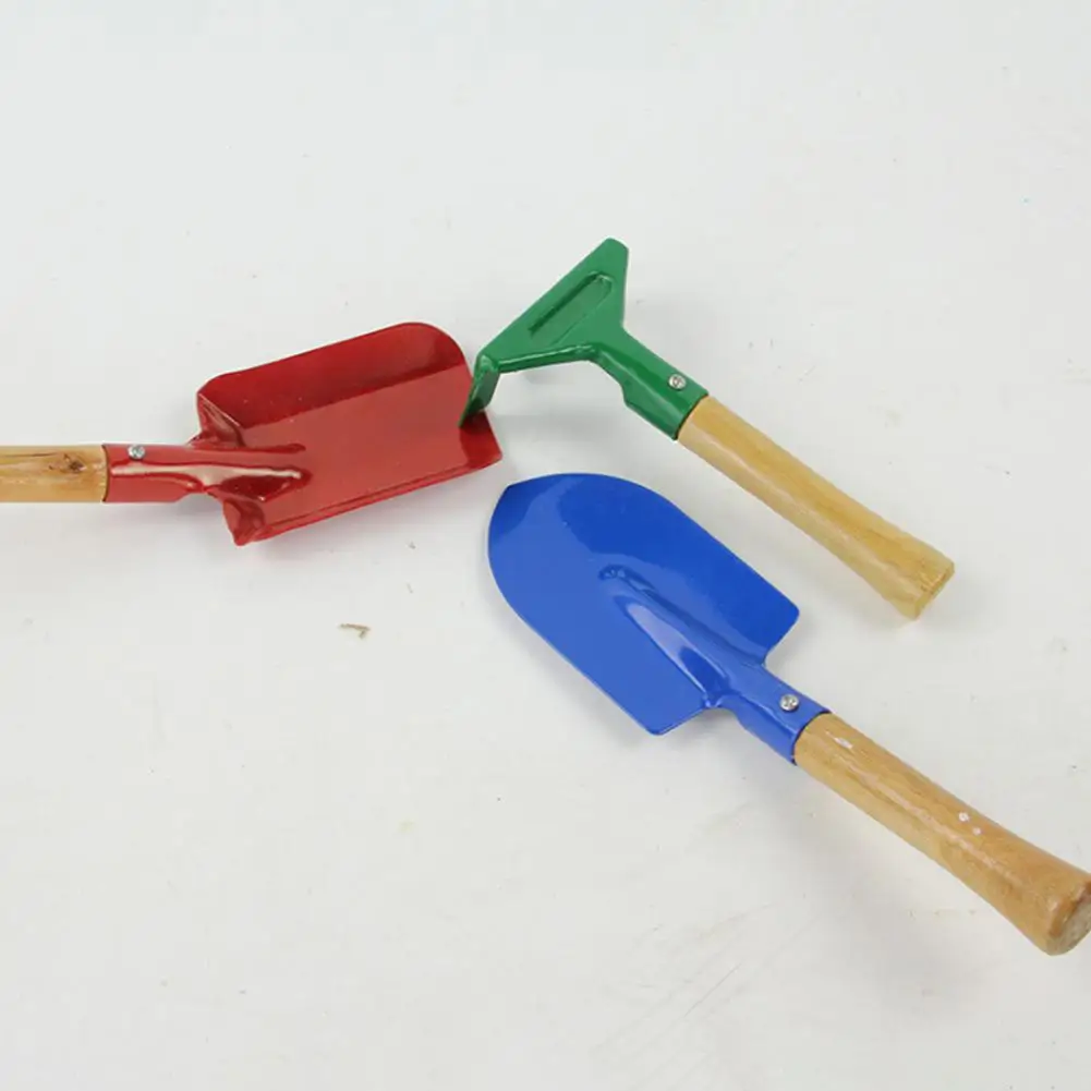 LanLan 3 шт. красочный набор садовых инструментов распыления краски лопата грабли для дома садоводства детская игрушка
