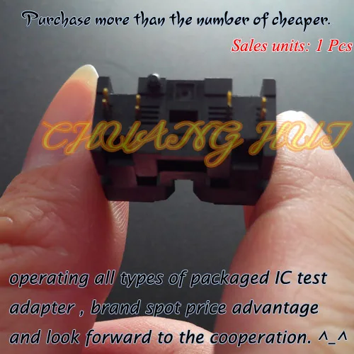 IC TEST MSOP8 test socket 626-1082211 ic test socket MSOP8 Pitch=0.65mm IC TEST MSOP8 test socket 626-1082211 ic test socket MSOP8 Pitch=0.65mm