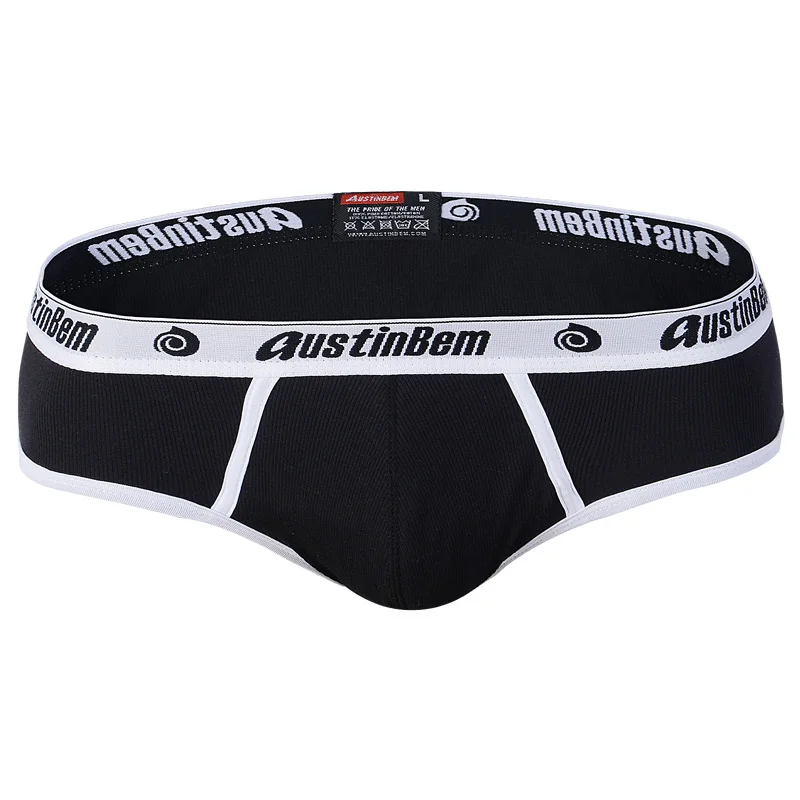 High Quality Brand AUSTINBEM Briefs Gay Underwear Men Sexy Rib Cotton Pants Men's Sexy Panties