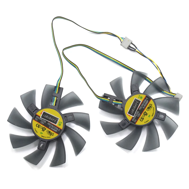 NEW 85mm FDC10U12S9-C RX 570 GPU VGA Alternative 4Pin Cooler Fan For HIS RX 570 IceQ X 4GB 8GB RX470 Graphics Card Cooling Fan