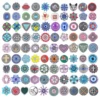 En gros 10 pièces/lot 18mm Snap bijoux mélanger beaucoup de Styles 18mm boutons pression en métal strass gingembre boutons pression bijoux ► Photo 1/5
