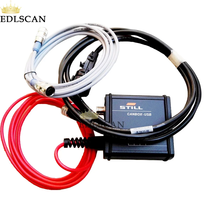 EDLSCAN CAN автобусная линия вилочный погрузчик диагностический инструмент CANBOX 50983605400 для еще вилочный погрузчик сканирующий инструмент с программным обеспечением STEDS