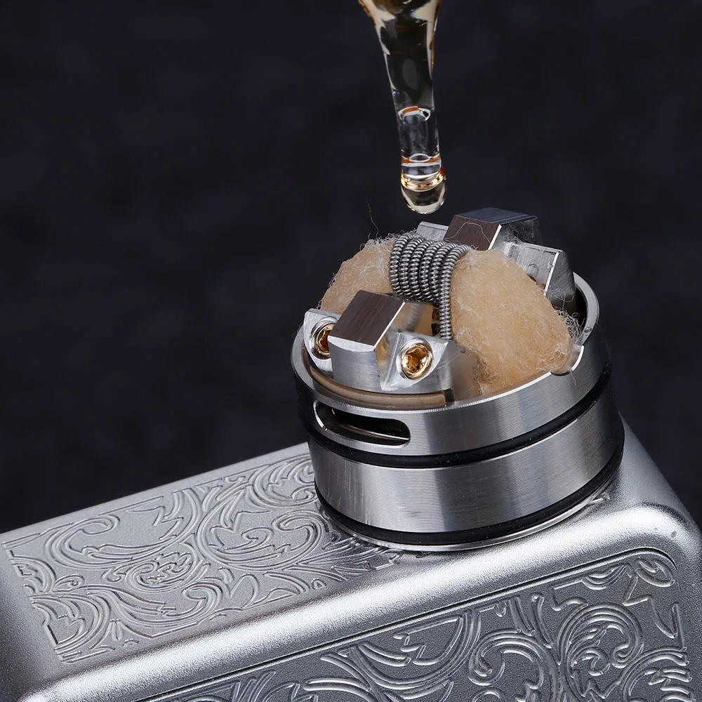 Kopen Originele THC Tauren Solo RDA met 24mm Diameter   Gemakkelijk Enkele Coil Bouwen Dek   31 micro Air Gaten E  sigaret Tank VS Zeus Dual Loop