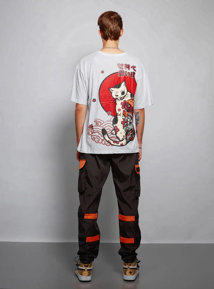 Japanese Ukiyo Cat Tshirts  2