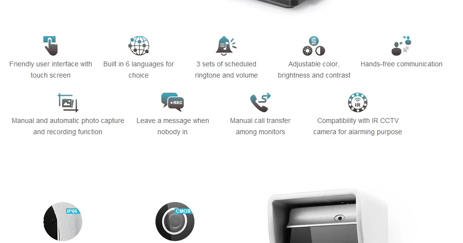 Clearance HOMSECUR 7" Video&Audio Smart Doorbell+Aluminium Alloy Camera for Home Security   BC031-B + BM715-S 2