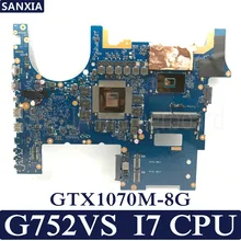 KEFU ROG G752VS Laptop motherboard for ASUS G752VS G752V G752 Test original mainboard I7-6700HQ GTX1070-8G