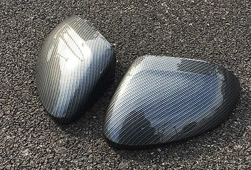 for Volkswagen Passat B8 Variant Arteon Side Mirror Covers Caps(Carbon Look