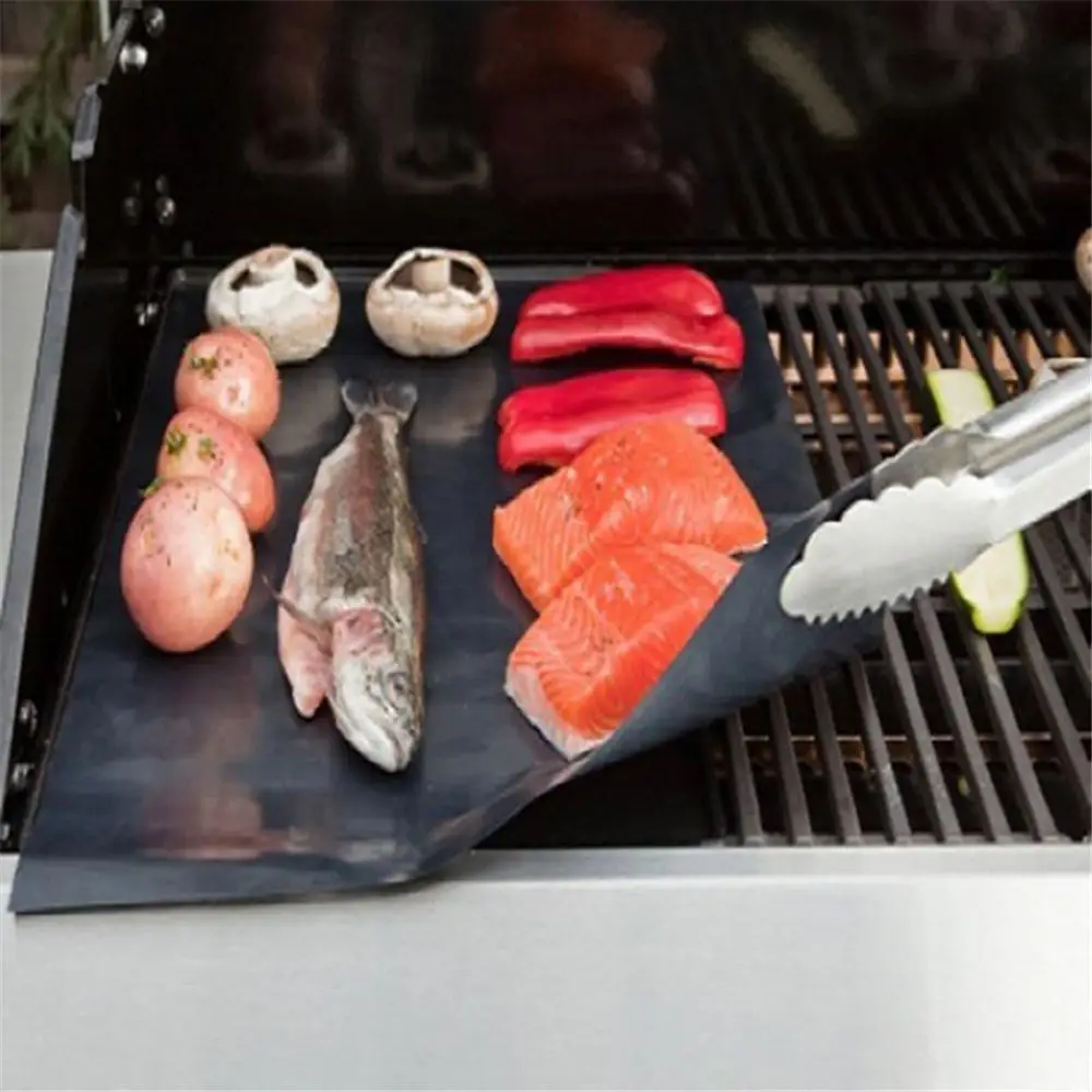 

1PC BBQ Brush Reusable Hand-washed Easy Black New Roast Meat Cooking Bake Sheet NonStick Barbecue