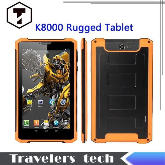 NEW Original rugged tablet pc PS K8000 MTK6572 dual core 7 inch screen 1GB RAM+8GB ROM 3G WCDMA Android 4.2 WIFI GPS 6500mAh