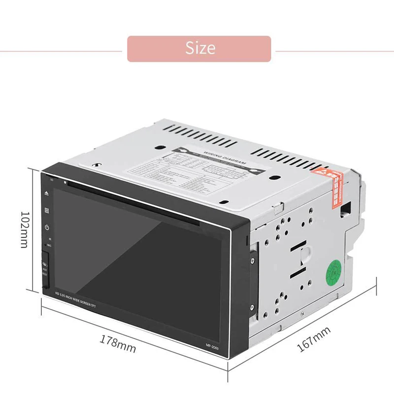Автозапчасти 7 дюймов автомобильная навигация TFT Bluetooth MP5/без ключа плеер gps