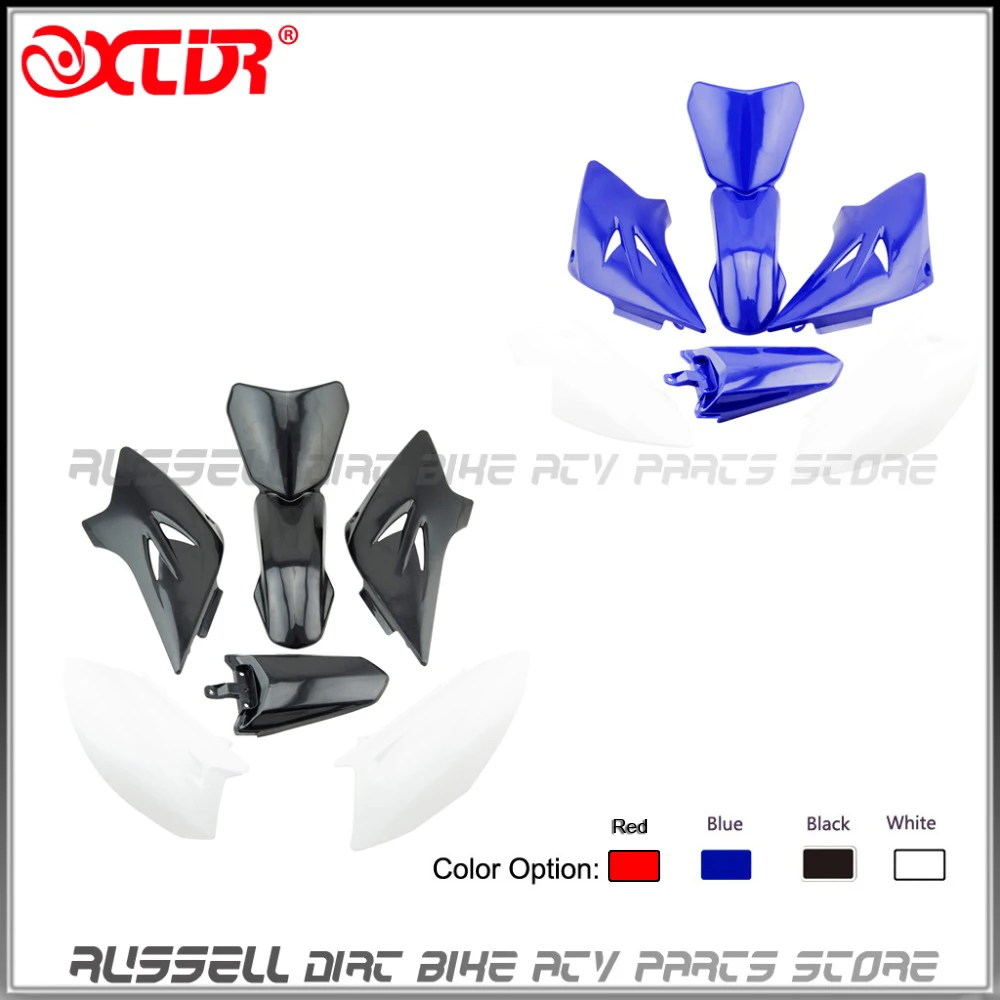 TTR50 PLASTICS FENDER Body Covers Faring KIT For YAMAHA TTR 50 TTR50E BLUE BLACK WHITE 2006-2009 2012-2014