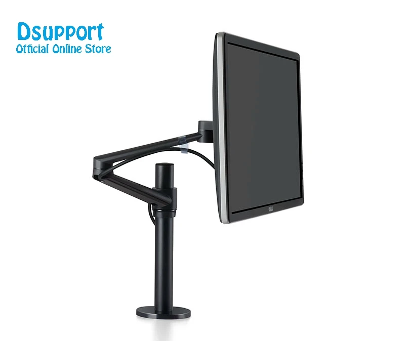 Fully Adjustable Quad 360° Rotate and Swivel +/- 15° Tilt Adjustment Lavolta Monitor Stand Arm Pole for 4x Monitor LCD LED TV Screen Display Flat Panel Plasma Heavy Duty Desk Clamp