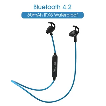 

Original Syllable SF801 Bluetooth V4.2 Earphone Sports Wireless Headset Stereo for Phone Android IOS Syllable SF801 with Mic