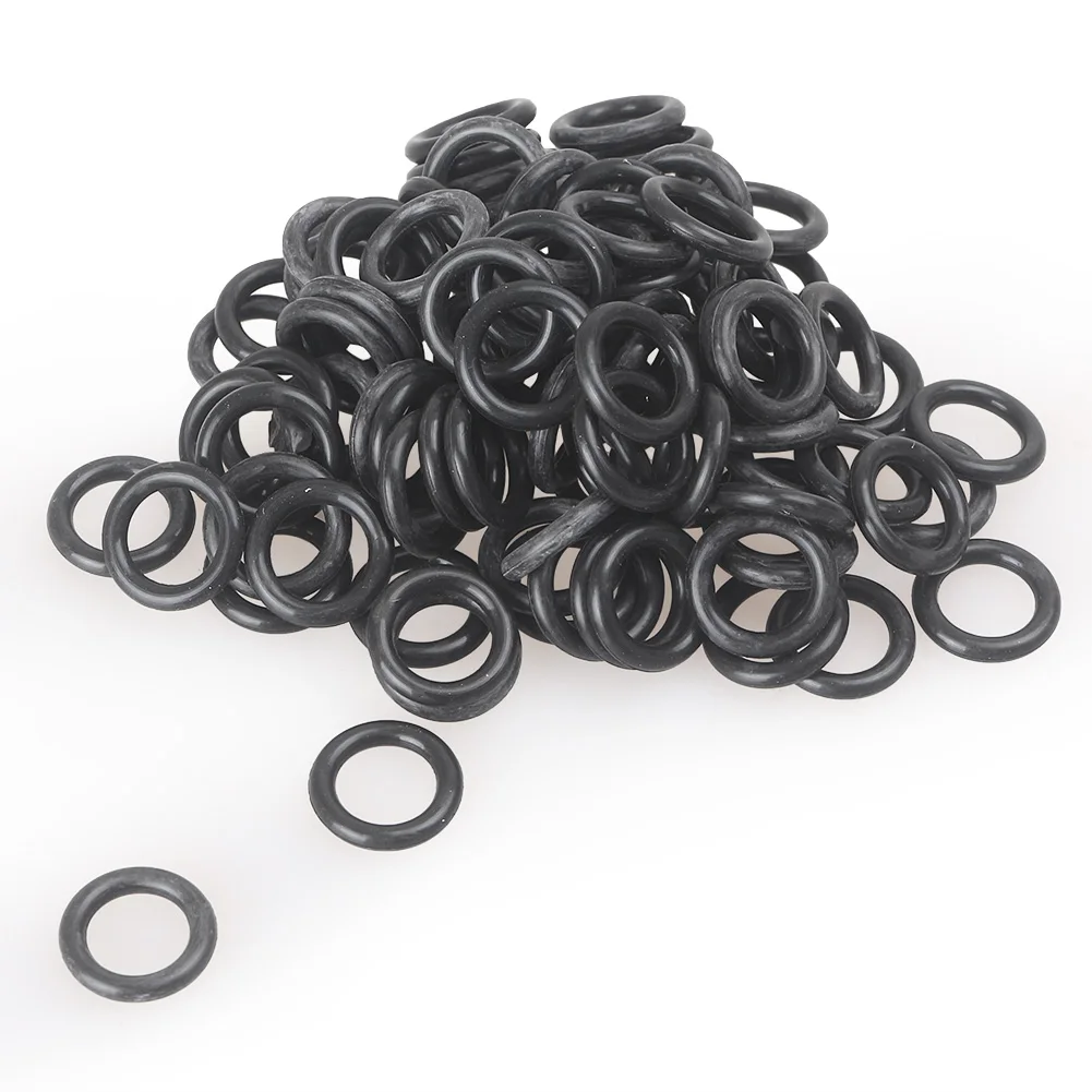 100PCS Motorcycle Engine Transmission Twin Cam Oil Drain Plug O-Ring For Harley Davidson 11105 Black