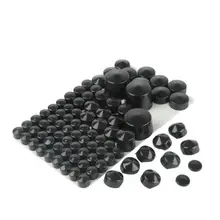 НОВЫЙ ABS Болт Toppers Caps Набор Для 1984-2006 Harley Softail Twin Cam Black