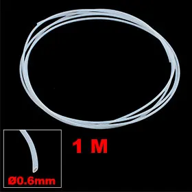 

Uxcell Hot Sale 1PCS 0.6mm x 1mm PTFE High Lubricating Ability Tubing 1 Meters/3.3Ft for Electronics. Food grade Flexible Hose