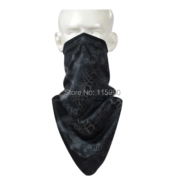 Боевая змея Tri-угловой шарф/Typhon bandanna/ camo Bandanna/походные спортивные шарфы для
