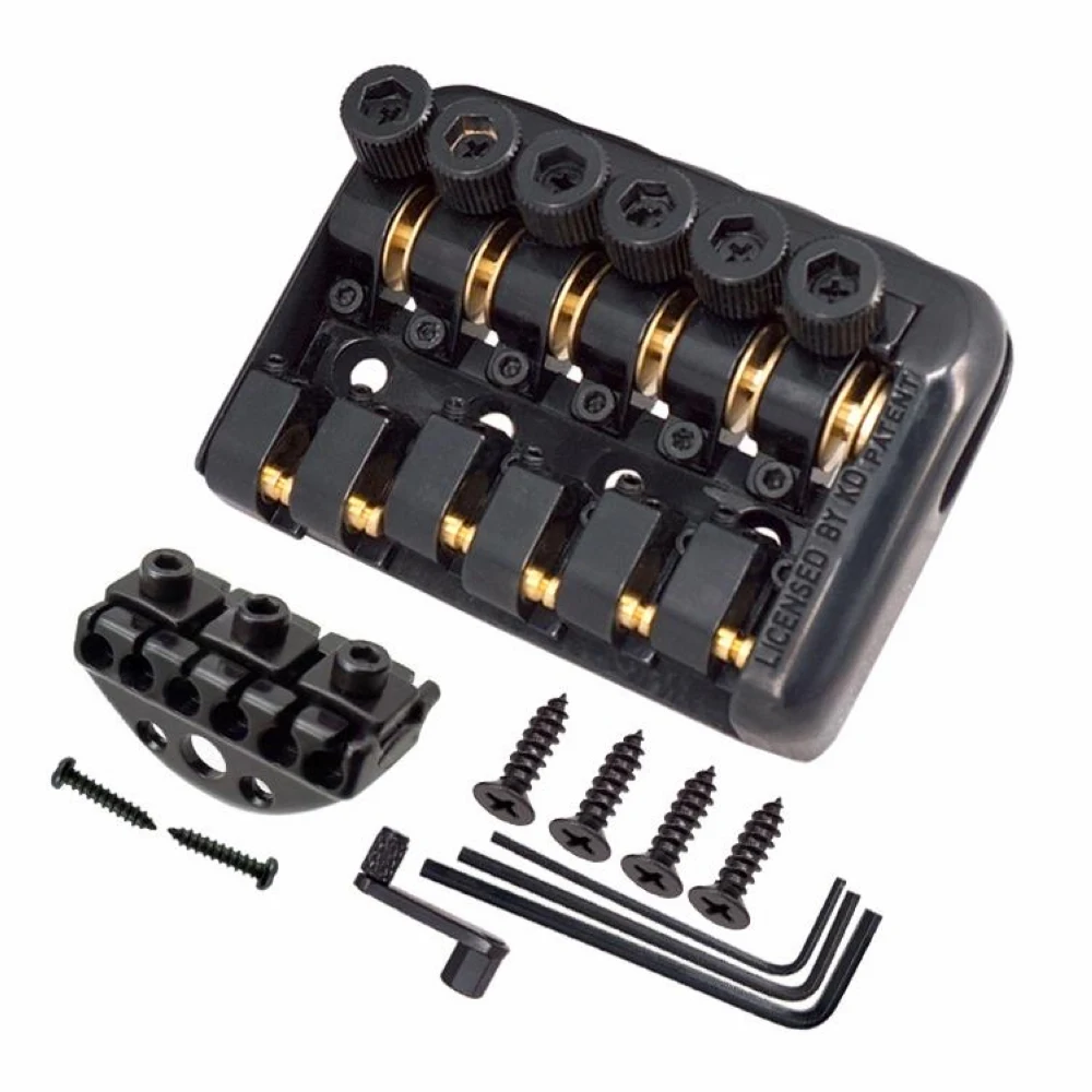 6 String Saddle Headless Electric Guitar Bridge Tailpiece With Worm involved string device High Quality Guitar Bridge Tailpiece 6 String Saddle Headless Electric Guitar Bridge Tailpiece With Worm involved string device High Quality Guitar Bridge Tailpiece