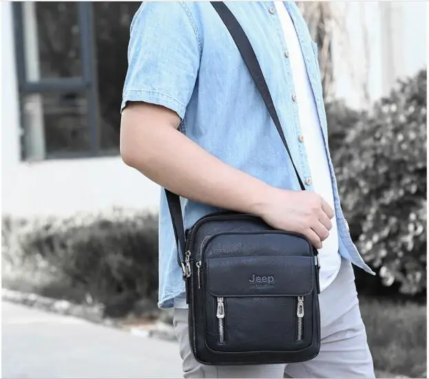 New Men's Bag Fashion Europe And America Business Men's Shoulder Bag Messenger Bag Computer Briefcase