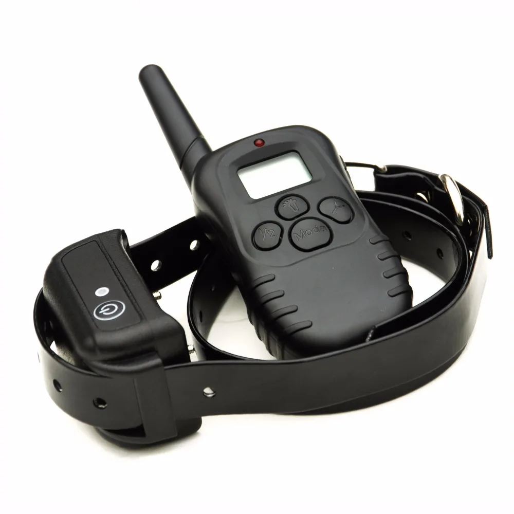 Electric Training Collars Pet Remote Dog Training Collar Rechargeable Waterproof Lcd 100lv 300m