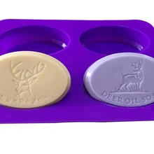 Новинка! Рождественский олень счастливый олень форма для выпечки мыла