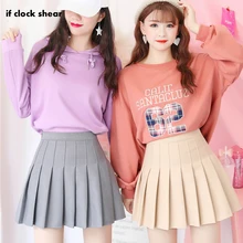 Новинка, трапециевидная Матросская юбка с высокой талией, трапециевидные плиссированные юбки, Harajuku, Лолита, серый, белый, черный, косплей, японские школьные юбки, униформа