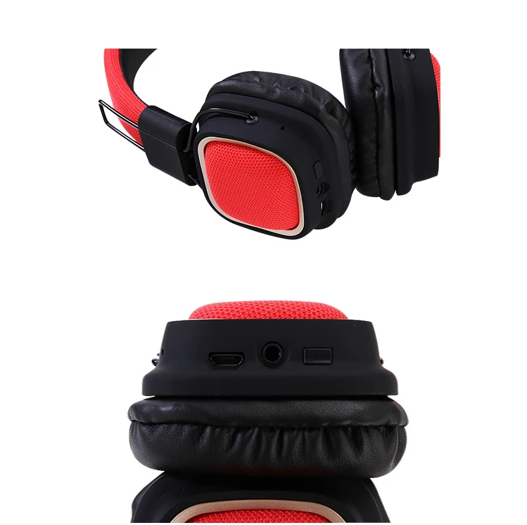 Stereo Bass Headphones Over ear bluetooth headphone noise canceling bluetooth headset cloth earphones with microphone For Phone (19)