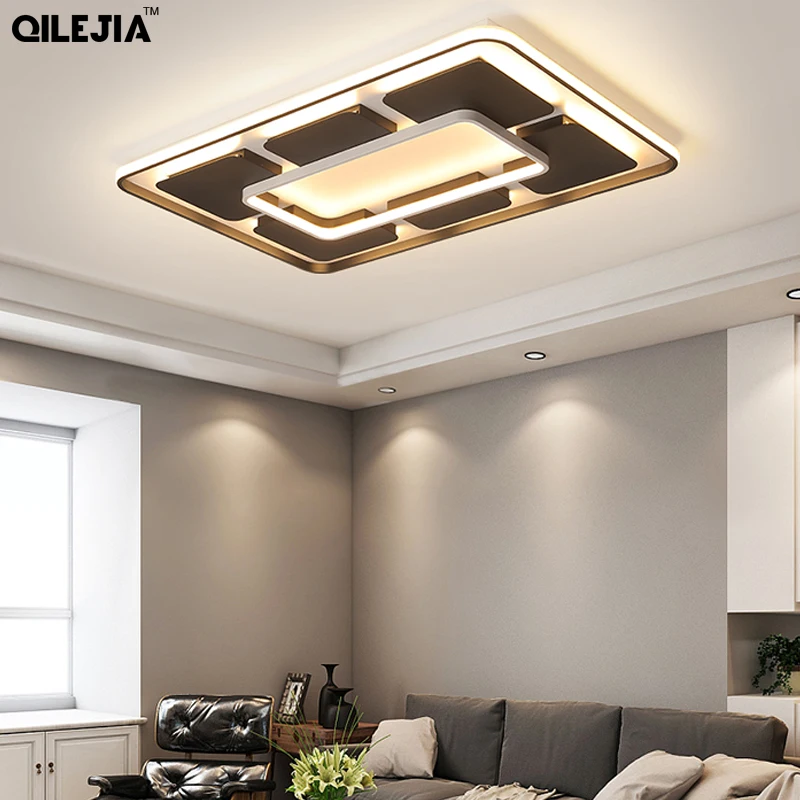 

Modern Ceiling Lights Led For Living Room Bedroom White and Coffee Color Home Led Ceiling Lamp Luminaires AC 110V-AC260V.