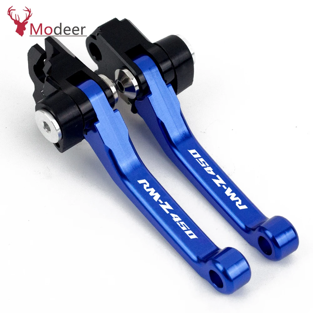 Dirt Bike Motocross handlebar Levers Motorcycle CNC Pivot Brake Clutch Lever For Suzuki RMZ450 RM-Z RMZ 450 2005-2017 2018 2019