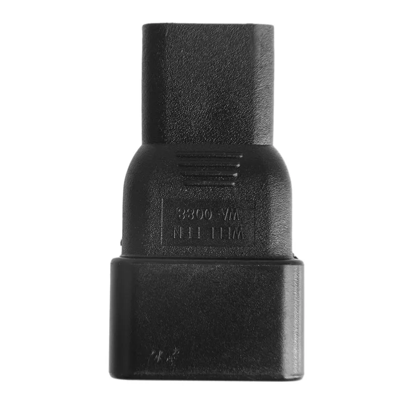 3-контактный переходник IEC 320 с разъемом C13 на штекер C20 для блока питания