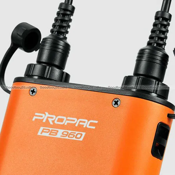 Godox PB960 оранжевый двойной Выход Flash упаковка батареек для Canon 580EX II 5D Mark III
