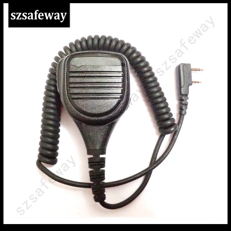 Remote quality waterproof IP54 two way radio speaker mic for Kenwood two pins TK 320 TK3107 1