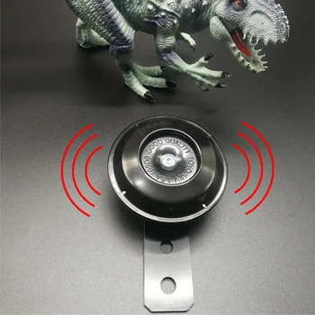 

DC 12V 1.5A Black Metal Motorcycle Electric Monophonic Air Horn Security Alarm Compound Alarm for Motorcycle Car Styling