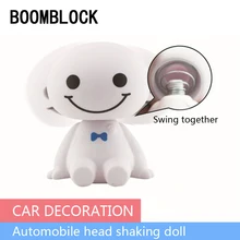 Car Ornament Cute Shaking Head Doll Decoration For VW Polo Jetta Toyota Corolla Mercedes W203 Saab Renault Dacia Duster