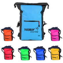 25л Открытый водонепроницаемый мешок сухой мешок рюкзак мешок сухой мешок сумка для хранения Рафтинг Спорт Каякинг каноэ путешествия водонепроницаемый мешок