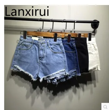 

On Sale Summer Women Fashion Frayed Tassel Denim Sexy Shorts Jeans Shorts Beggar Tassel Hot Ripped Casual Shorts