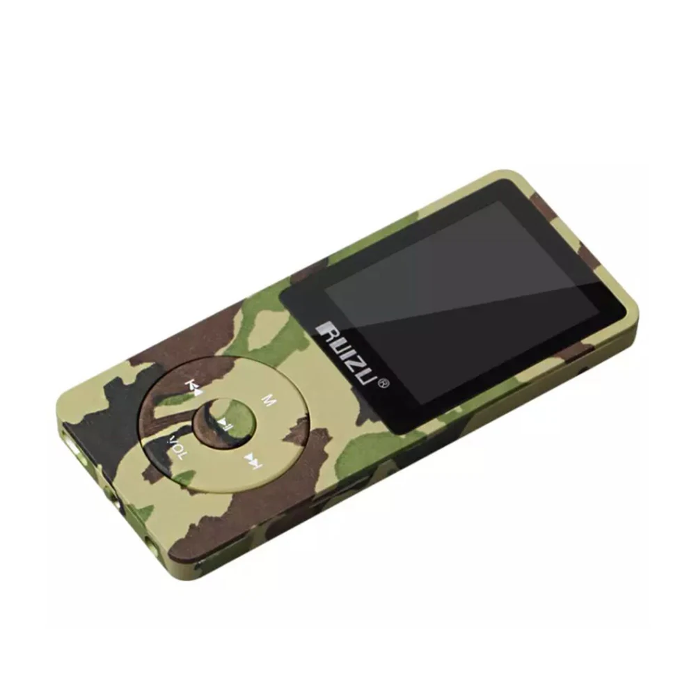 Оригинальный MP3 плеер RUIZU X02 HiFi APE/FLAC/WAV 8 Гб 1 ''экран 80 часов Спорт Музыка FM радио