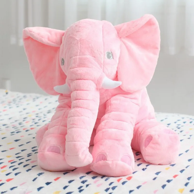 

2017Fashion Infant Soft Appease Elephant Playmate Calm Doll Baby Toys Elephant Pillow Plush Animal Stuffed Doll Girl Friend Gift