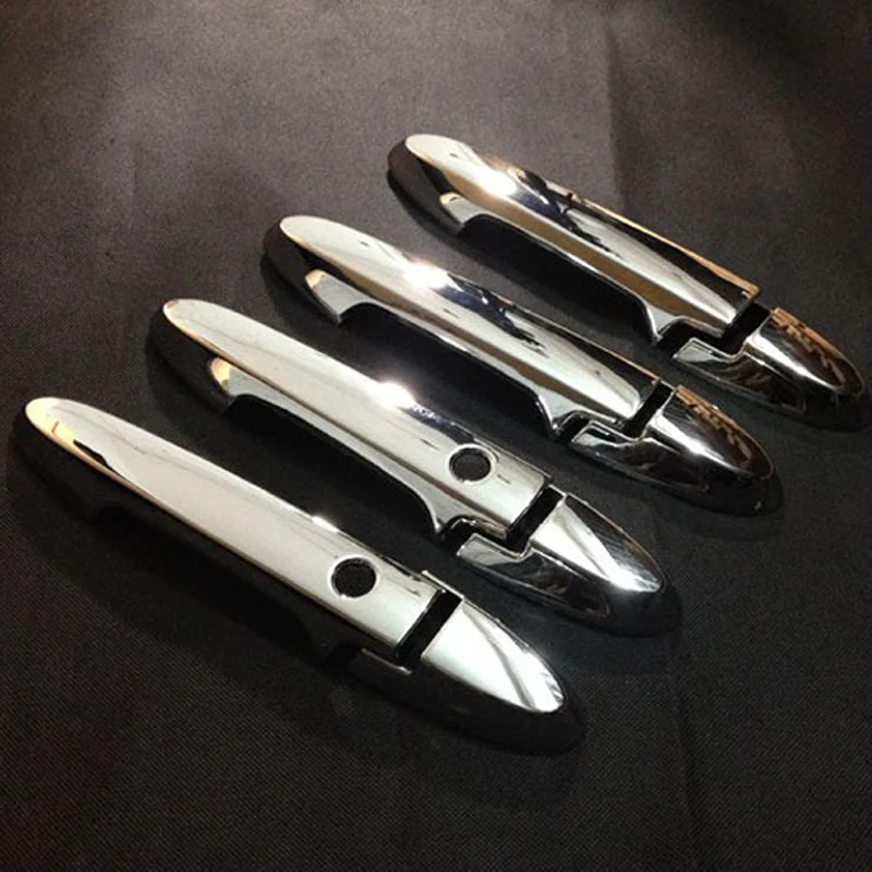 

Free Shipping High Quality ABS Chrome Door Handles Cover Door Handles Protect Door Handle Bowl Cover For 2014-2015 FIT/JAZZ