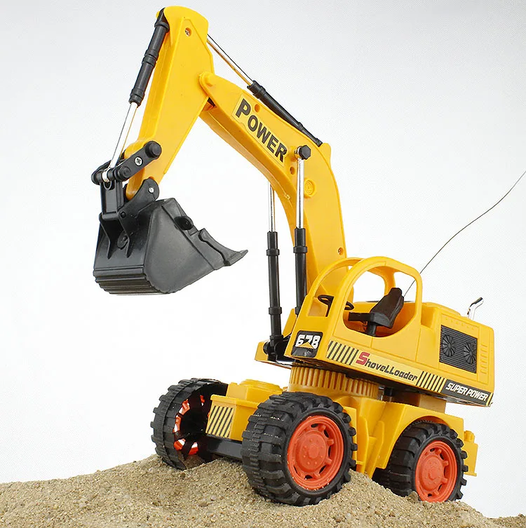 Toy truck excavator wireless radio remote control car electric excavators toysin RC Cars from