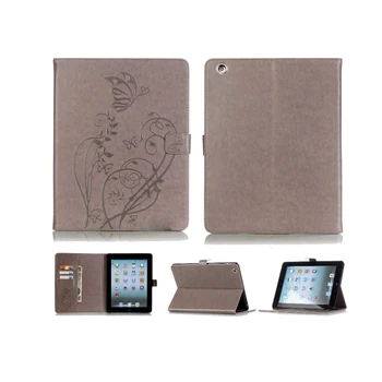 

Deluxe Flip Stand Leather Case For iPad 2/3/4 Fashion Wallet embossed Book Pattern Flexible Smart Stand Covers For iPad 2 3 4