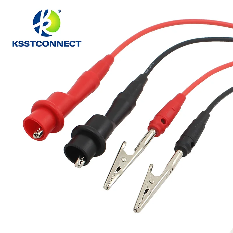 CC718 50 шт. зажимы челюстного типа крокодиловый 10A для мультиметра Fluke тестер зонд и