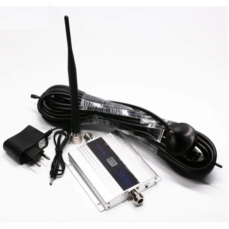 

LCD Display Mini GSM 900MHz 2G UMTS 3G Repeater Booster 900 MHz Mobile Phone Signal Amplifier Kit + Indoor Outdoor Antenna